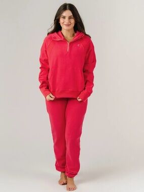 ZYIA Active Bright Red Sweat Set. Women’s Hoodie XS. Women’s Sweats M